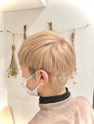ショート カラー 艶髪カラー/髪質改善 細貝 舞利のヘアスタイル