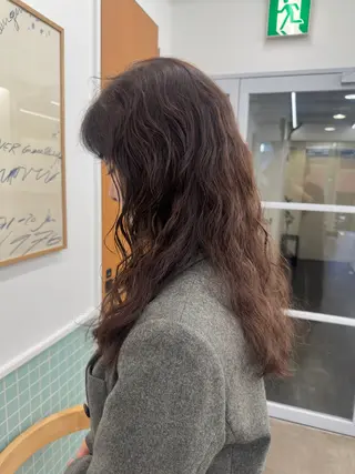 ロング カラー パーマ ボブ/レイヤー/ケア パーマ/リュウタのヘアスタイル