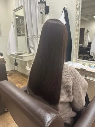 ロング カラー 久田 知奈梨のヘアスタイル