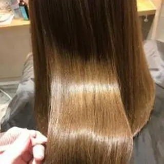 セミロング 💓透明感カラー 心斎橋No1💓のヘアスタイル