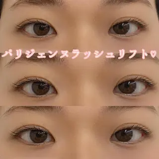 マツエク・マツパ レイヤーカット 🌿透け感カラーのヘアスタイル