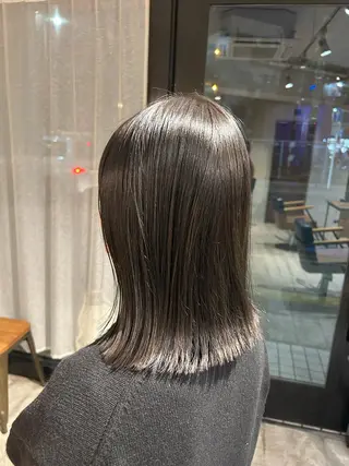 ミディアム まるやま ゆいかのヘアスタイル