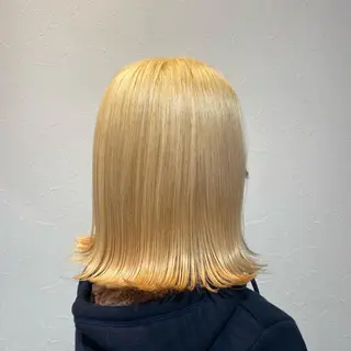 ミディアム カラー 🩵ブリーチカラー 🐈MIORI🩵のヘアスタイル