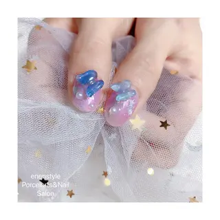 ミディアム ネイル 👑enen style👑のネイルデザイン