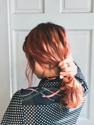 セミロング カラー ヘアアレンジ ✨🧸チバ ダイスケ🧸✨のヘアスタイル