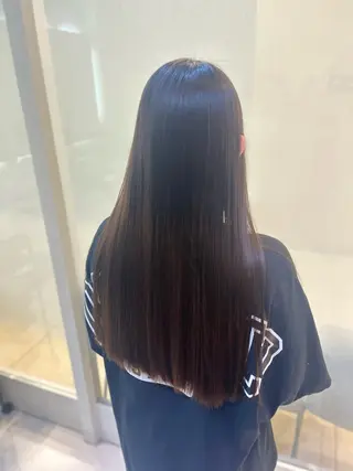 ロング カラー 縮毛矯正/髪質改善/ 艶髪ササキナツミのヘアスタイル