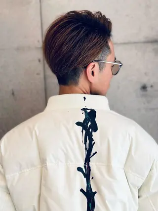 ショート メンズ 平栗 篤のヘアスタイル