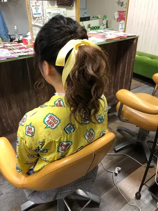 ヘアアレンジ みやもと まなみのヘアスタイル