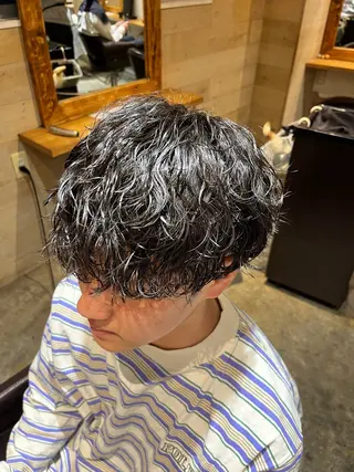 パーマ メンズ 💈メンズパーマ特化 店長望月謙二郎💈のヘアスタイル