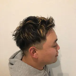 カラー メンズ 無料カットモデル募集 BLINK京橋店のヘアスタイル