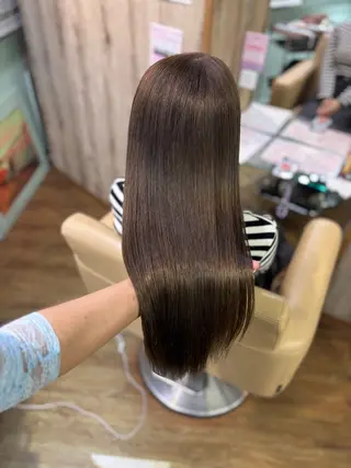 カラー ブリーチカラー/ maru🩵💚のヘアスタイル