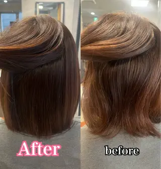 ミディアム KAEDE🎀 縮毛矯正＆パーマ特化のヘアスタイル