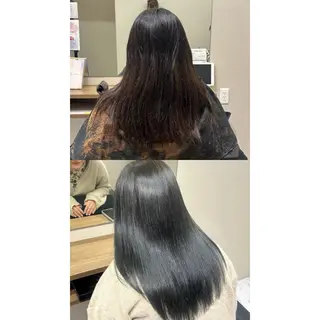 セミロング カラー 骨格/顔型/伏見/ 佐藤 里菜のヘアスタイル