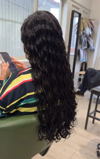 ロング パーマ TIDEHAIR りょうたボブ募集のヘアスタイル