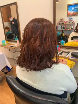 カラー 本場韓国ヘア特化 아이비/Aibiのヘアスタイル