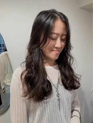ロング パーマ ちあき knock🌼🍃のヘアスタイル