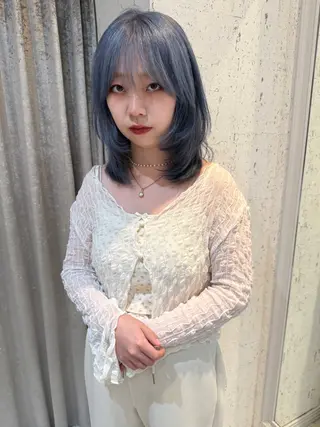 ミディアム カラー mai / linoah˚✧のヘアスタイル