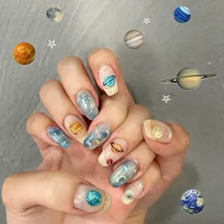 ネイル ASA nail / アート☀︎ニュアンスのネイルデザイン