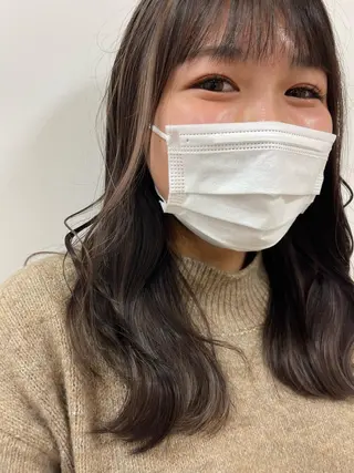 セミロング カラー 髪質改善・縮毛矯正 年間1500名担当♪のヘアスタイル