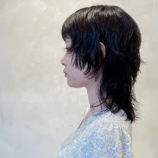 ミディアム レイヤーカット🪄 ヘアセット🪄シホのヘアスタイル