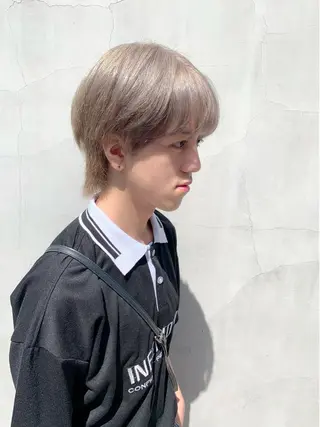 カラー メンズ 深沢 秀のヘアスタイル