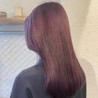 ロング カラー ヘアアレンジ 押切 響　のヘアスタイル