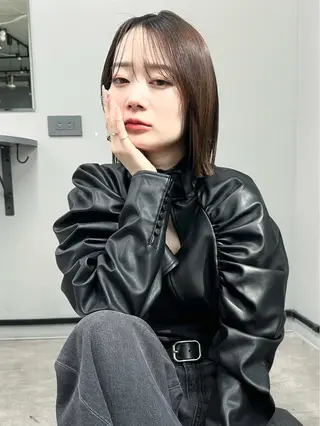 ショート 美髪矯正・レイヤー 倉友哉のヘアスタイル