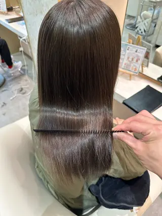 セミロング カラー 店長/mao/ 前髪/顔周りカットのヘアスタイル