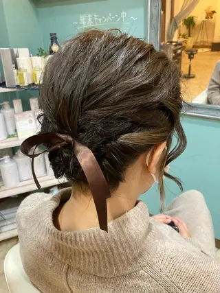 ショート ヘアアレンジ マイトレーヤー HAIR ROOM所属・谷川 穂のヘアスタイル