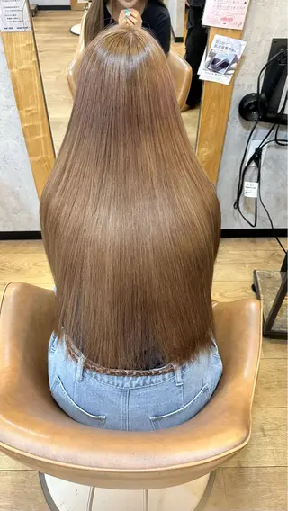 ロング カラー 宮崎 稚世のヘアスタイル