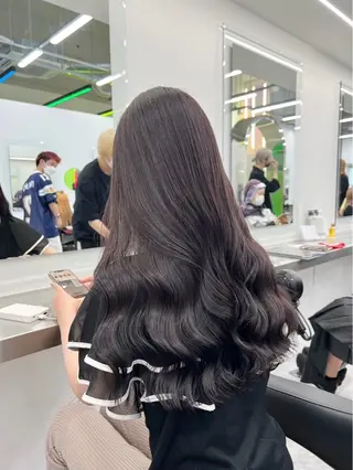 ロング カラー 表参道♡暗髪♡ 艶カラー♡アユミのヘアスタイル