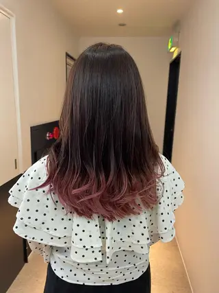 セミロング カラー ショート/脱白髪染め ☆宇﨑悠実のヘアスタイル