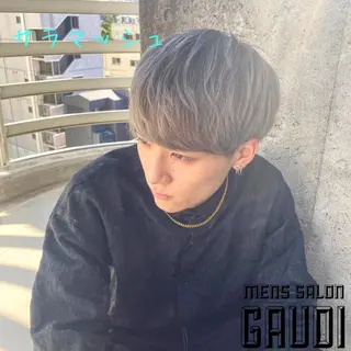 ショート カラー メンズ men’s salon Gaudi梅田茶屋町店所属・寳泉 章弘のヘアスタイル