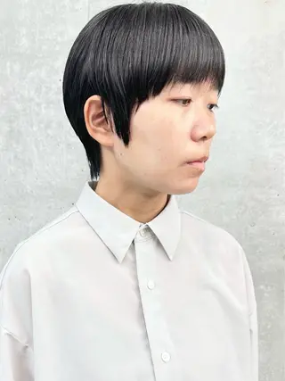 ショート ボブ/ゆるふわ ボブパーマ/とういのヘアスタイル