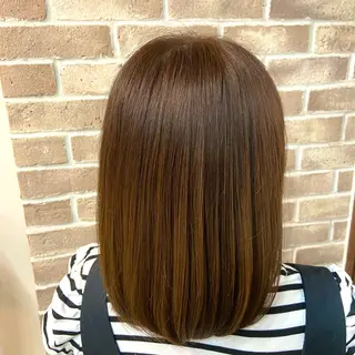 ミディアム カラー 川崎 かなでのヘアスタイル