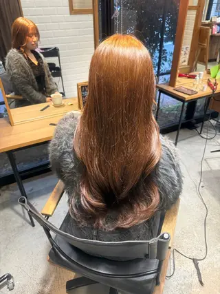 カラー さくら ⭐️ダブルカラーのヘアスタイル