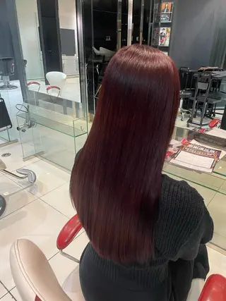 ロング カラー 松葉 小春のヘアスタイル