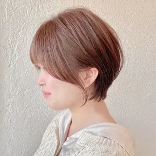 ショート カラー パーマ 髪質改善特化 谷口祐綺のヘアスタイル