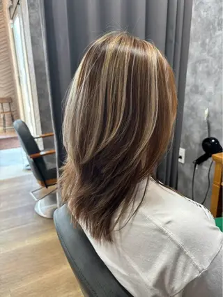 セミロング TELAHAIR🍀 RIKUのヘアスタイル