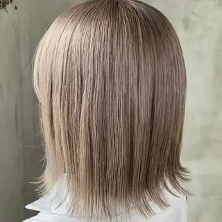 セミロング カラー 🎀透明感カラー🎀 mikaのヘアスタイル