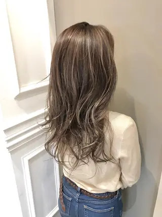 ロング カラー 神野 雅樹のヘアスタイル