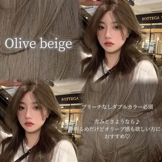 カラー レイヤーカット/ 酸性ストレート梅田のヘアスタイル
