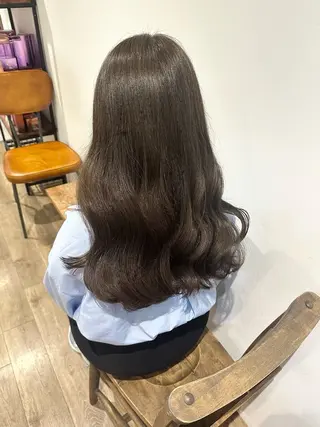 ロング カラー ヘアアレンジ Himawari♡ 柔らかいカラーのヘアスタイル