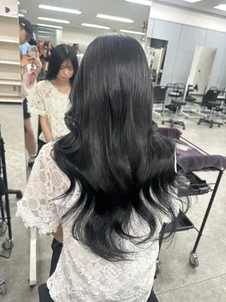 カラー 透ける透明感カラー 🎀anju/渋谷のヘアスタイル