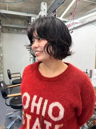 ミディアム パーマ code+lim所属・平沼 祐哉/パーマのヘアスタイル