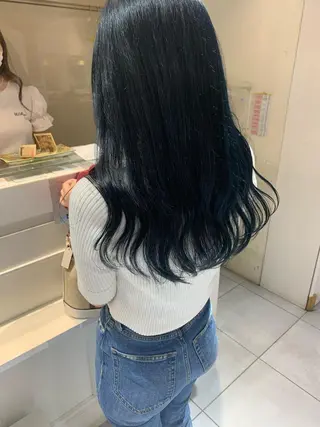 ロング 田中 未澪のヘアスタイル