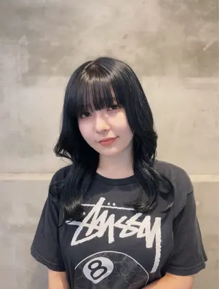 カラー ❤︎韓国レイヤ ー❤︎/saraのヘアスタイル