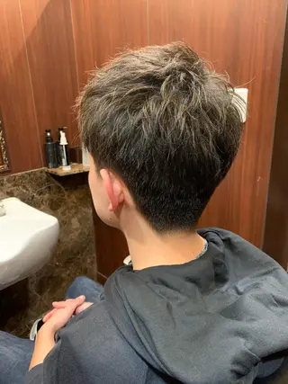 ショート メンズ 羽木 隆徒のヘアスタイル