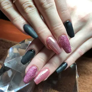 ミディアム ネイル 《LB》ラブリエ Nail&eyeのマツエク・マツパデザイン