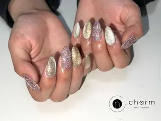 ネイル ネイルルーム チャームのネイルデザイン